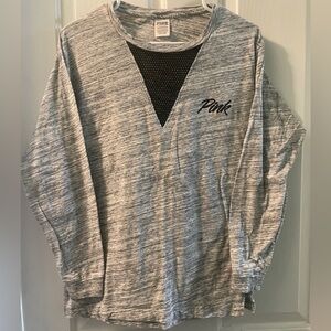 PINK Victoria's Secret Gray Top